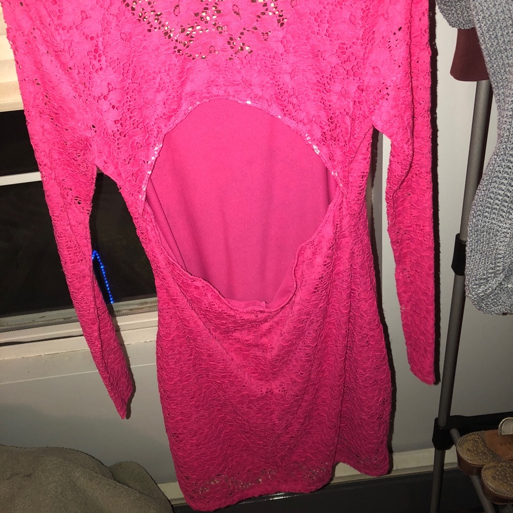 Charlotte Russe pink dress